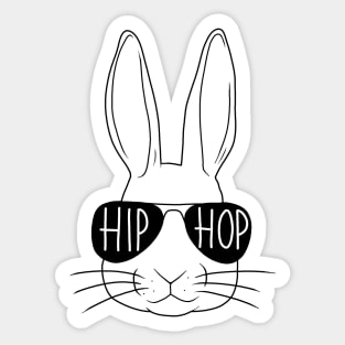 Easter Bunny Hip Hop Sticker